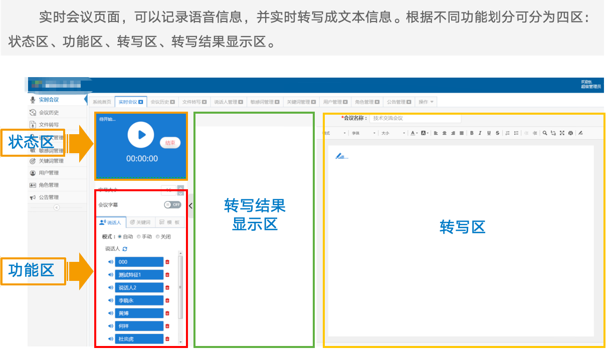 智能AI会议系统